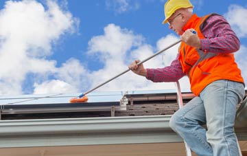 Puncheston soft wash roof cleaning